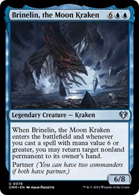 Brinelin, the Moon Kraken - Commander Masters - NM