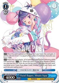 Pastel Rapper, Minato Aqua - hololive production Vol. 2 - NM
