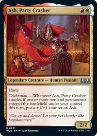 Ash, Party Crasher - Wilds of Eldraine - NM