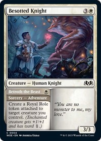 Besotted Knight - Wilds of Eldraine - NM
