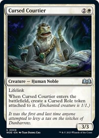 Cursed Courtier - Wilds of Eldraine - NM
