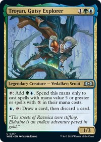 Troyan, Gutsy Explorer - Wilds of Eldraine - NM