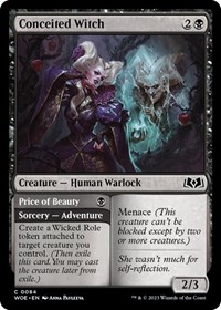 Conceited Witch - Wilds of Eldraine - NM