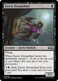 Faerie Dreamthief - Wilds of Eldraine - NM
