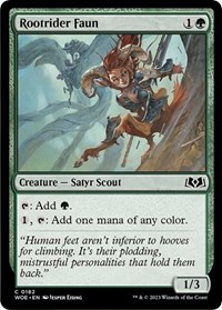 Rootrider Faun - Wilds of Eldraine - NM