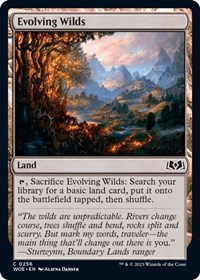 Evolving Wilds - Wilds of Eldraine - NM