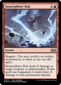 Stonesplitter Bolt - Wilds of Eldraine - NM