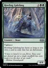 Howling Galefang - Wilds of Eldraine - NM