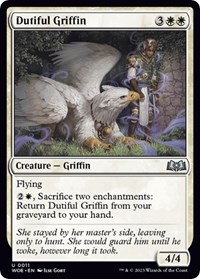 Dutiful Griffin - Wilds of Eldraine - NM