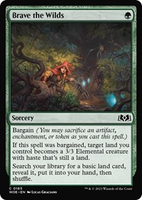 Brave the Wilds - Wilds of Eldraine - NM