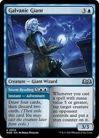 Galvanic Giant - Wilds of Eldraine - NM