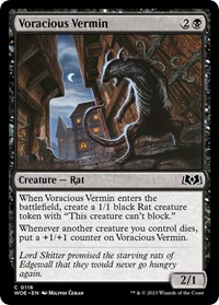 Voracious Vermin - Wilds of Eldraine - NM