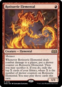 Rotisserie Elemental - Wilds of Eldraine - NM
