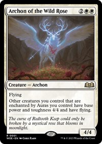Archon of the Wild Rose - Wilds of Eldraine - NM
