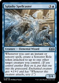 Splashy Spellcaster - Wilds of Eldraine - NM