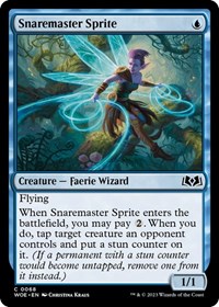 Snaremaster Sprite - Wilds of Eldraine - NM