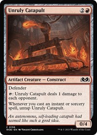 Unruly Catapult - Wilds of Eldraine - NM