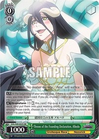 Throne of the Founding Declaration, Albedo - Nazarick: Tomb of the Undead Vol. 2 - NM