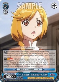 A Leader's Resolution, Enri - Nazarick: Tomb of the Undead Vol. 2 - NM