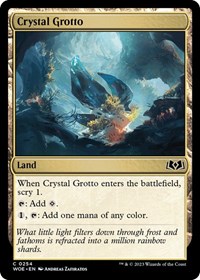 Crystal Grotto - Wilds of Eldraine - NM