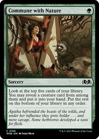 Commune with Nature - Wilds of Eldraine - NM