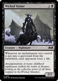 Wicked Visitor - Wilds of Eldraine - NM