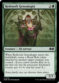 Redtooth Genealogist - Wilds of Eldraine - NM