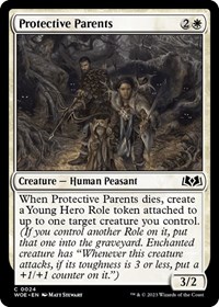 Protective Parents - Wilds of Eldraine - NM