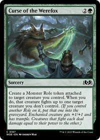 Curse of the Werefox - Wilds of Eldraine - NM