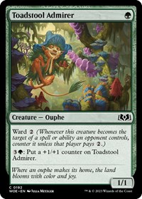 Toadstool Admirer - Wilds of Eldraine - NM