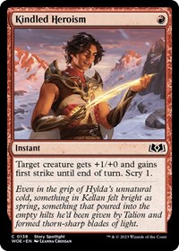 Kindled Heroism - Wilds of Eldraine - NM