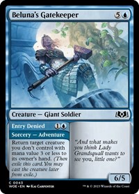 Beluna's Gatekeeper - Wilds of Eldraine - NM