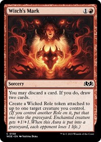 Witch's Mark - Wilds of Eldraine - NM