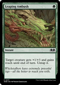 Leaping Ambush - Wilds of Eldraine - NM