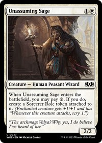 Unassuming Sage - Wilds of Eldraine - NM