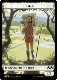 Human Token - Wilds of Eldraine - NM