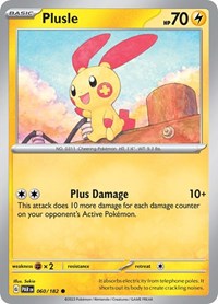Plusle - 060/182 - SV04: Paradox Rift - NM