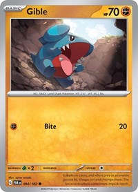 Gible - SV04: Paradox Rift - NM