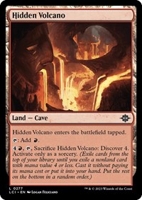 Hidden Volcano - The Lost Caverns of Ixalan - NM