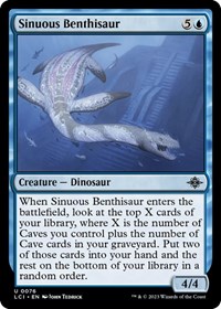 Sinuous Benthisaur - The Lost Caverns of Ixalan - NM
