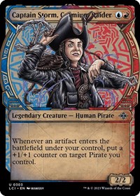 Captain Storm, Cosmium Raider (Showcase) - The Lost Caverns of Ixalan - NM