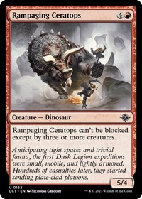 Rampaging Ceratops - The Lost Caverns of Ixalan - NM