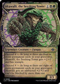 Akawalli, the Seething Tower (Showcase) - The Lost Caverns of Ixalan - NM