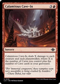 Calamitous Cave-In - The Lost Caverns of Ixalan - NM