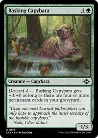 Basking Capybara - The Lost Caverns of Ixalan - NM