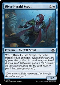 River Herald Scout - The Lost Caverns of Ixalan - NM