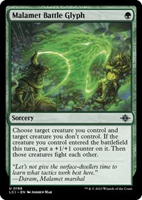 Malamet Battle Glyph - The Lost Caverns of Ixalan - NM