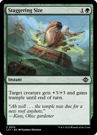 Staggering Size - The Lost Caverns of Ixalan - NM