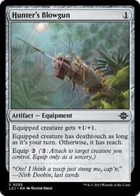Hunter's Blowgun - The Lost Caverns of Ixalan - NM