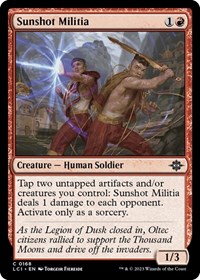 Sunshot Militia - The Lost Caverns of Ixalan - NM
